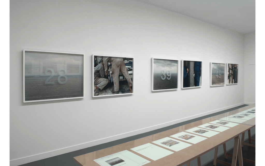 Vues partielles de l’exposition « Le Paysage dans la collection du CRP » 