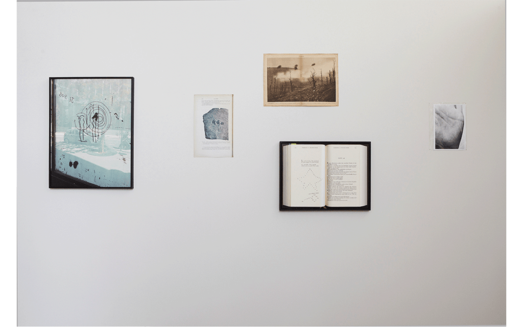 Vue partielle de l'exposition  « Des Terrains / Temps zéro »