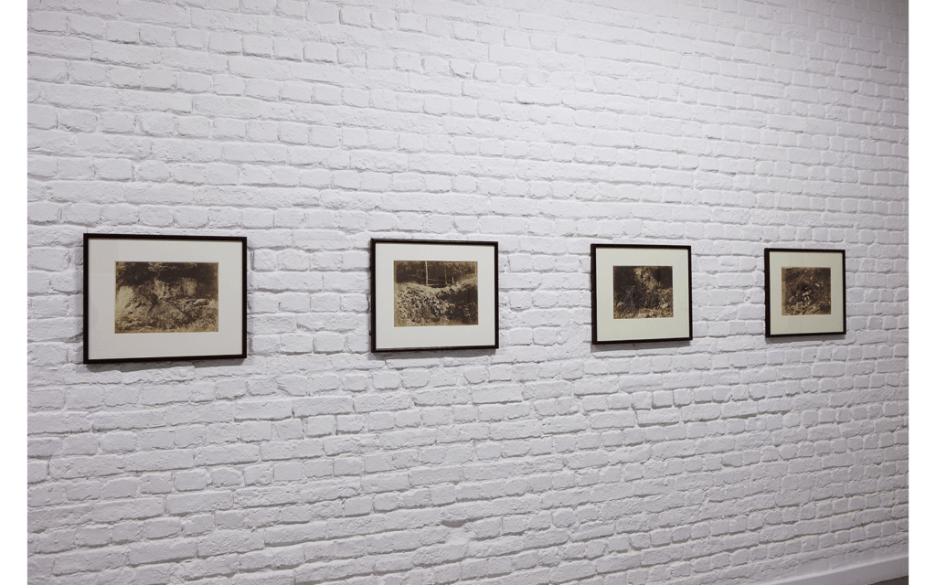 Vue partielle de l'exposition  « Des Terrains / Temps zéro »