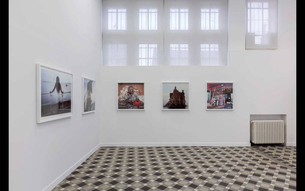 Vue partielle de l'exposition « Les Feux d’Ulysse »