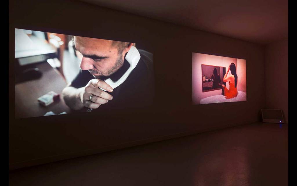 Vue partielle de l'exposition « Les Feux d’Ulysse »