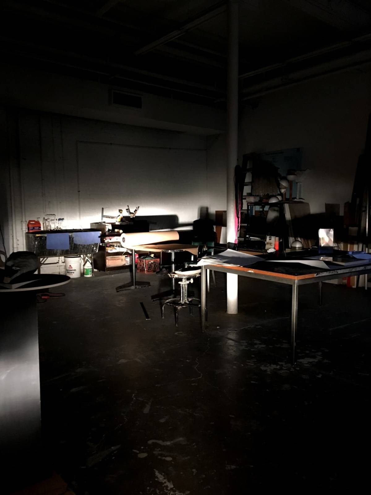 Studio at Night, fall 2018