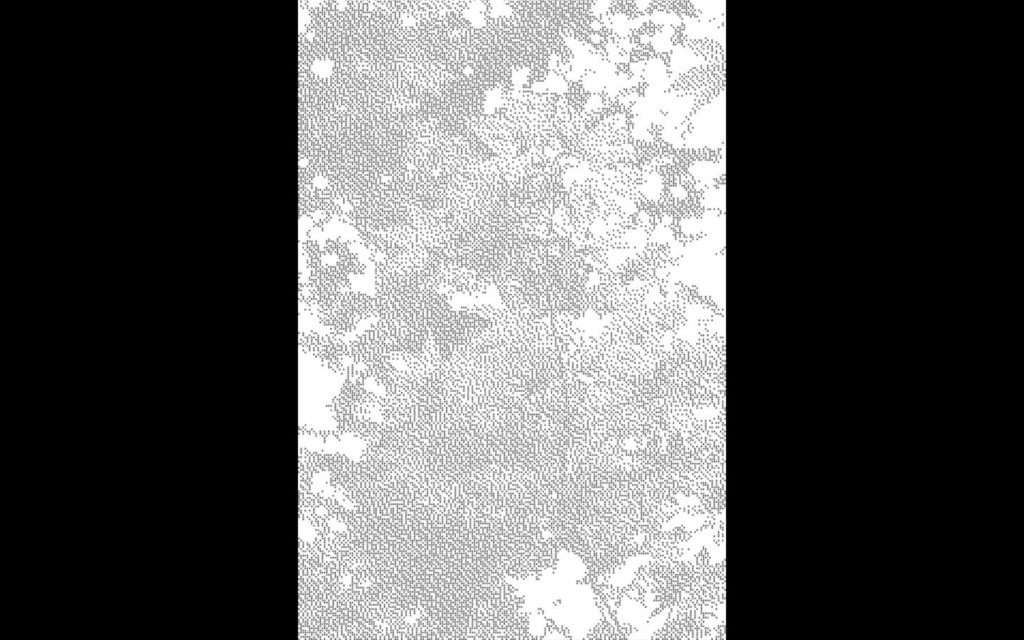 eikan-do (rouge) 2020, impression sur papier kozo awagami, 77 x 51 cm